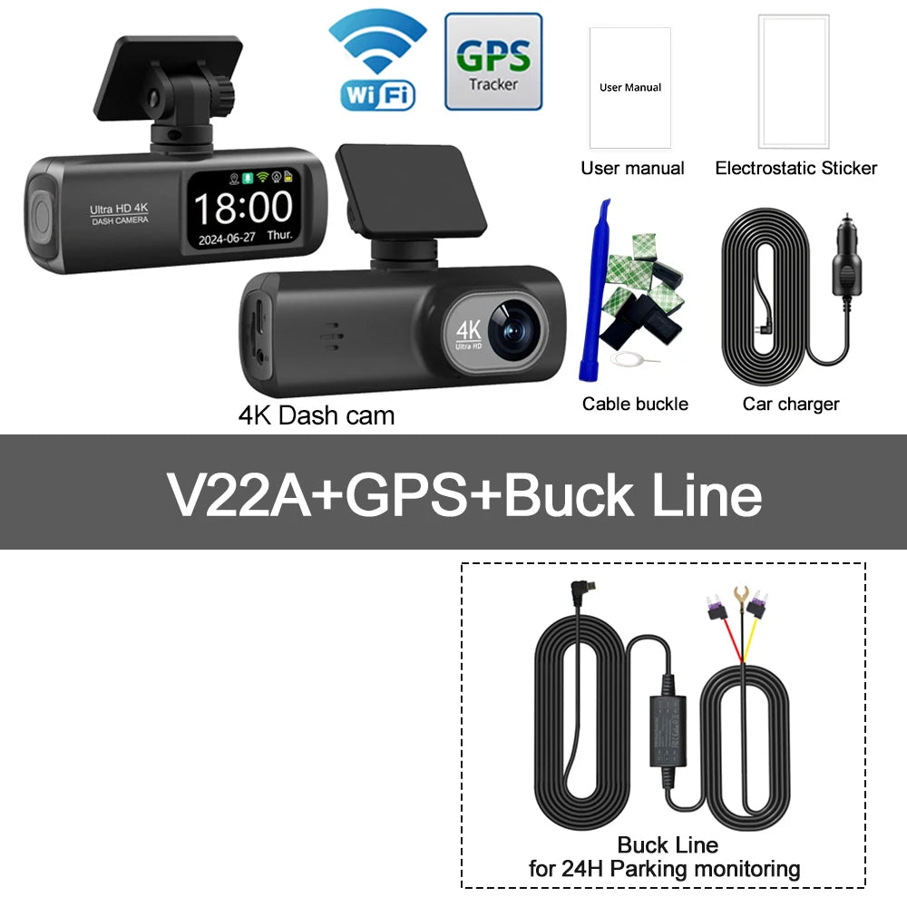 ⭐ Soam 4K Dual Dash Cam