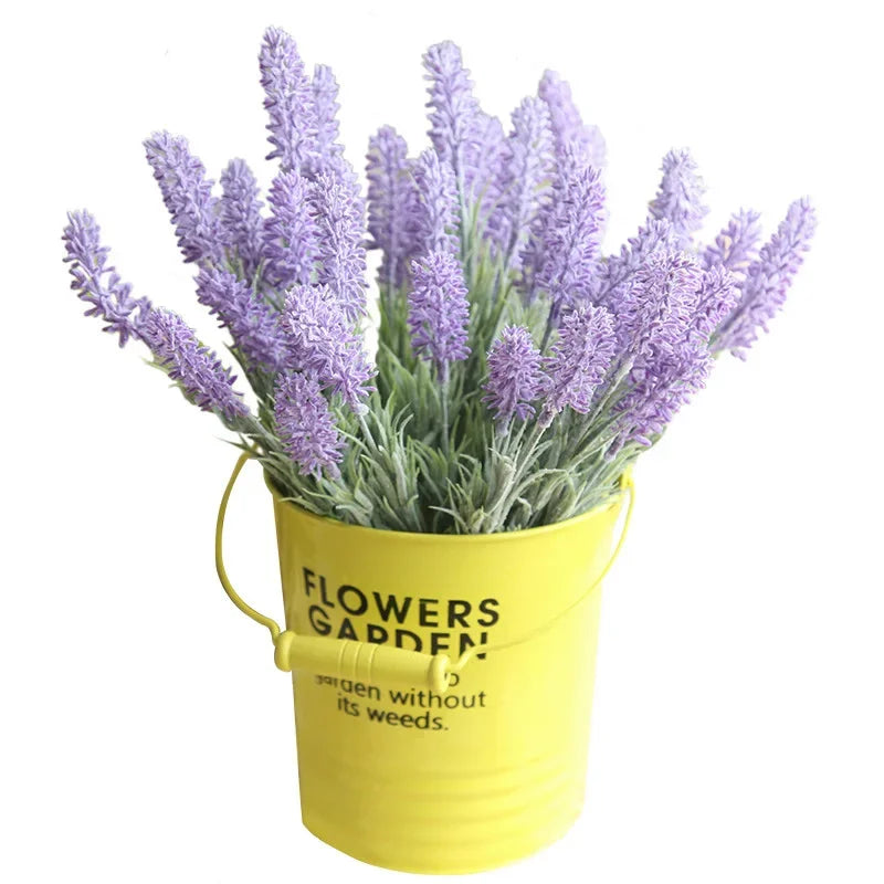 Artificial Lavender Wall Plant