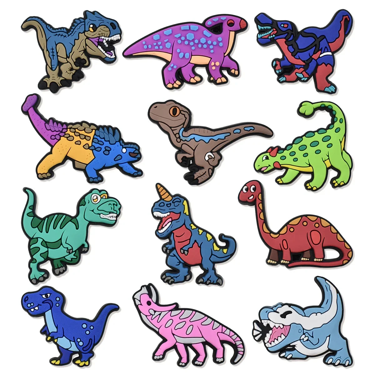 Dinosaur Shoe Charms
