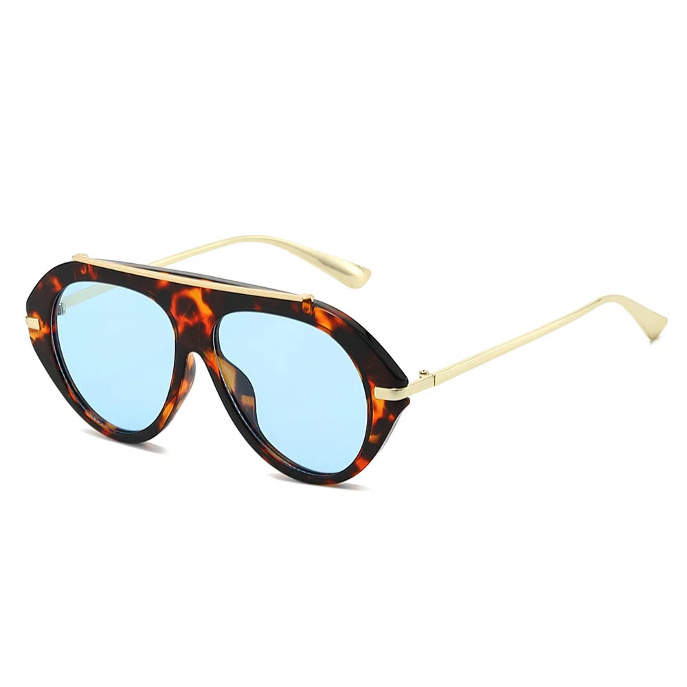 Women's Oversized Oval Gradient Sunglasses