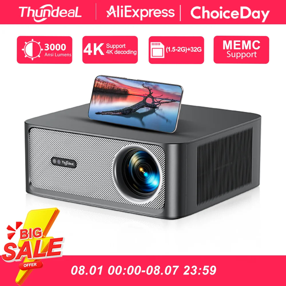 📽️ ThundeaL TD98 Pro 4K Smart Projector