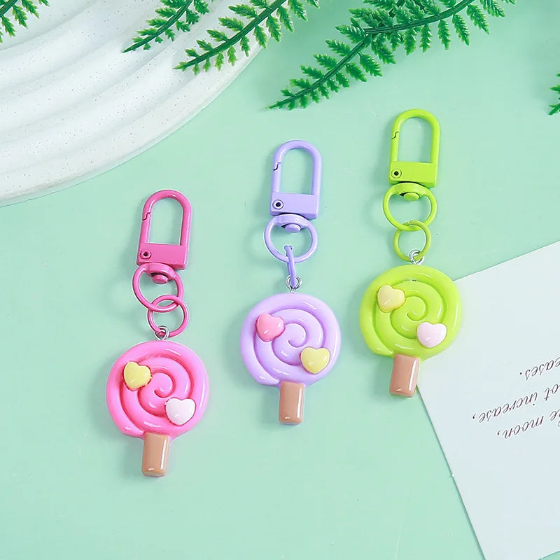 Resin Lollipop Bag Charm