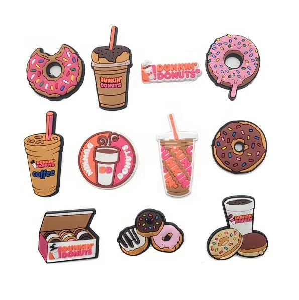 Fun Food Shoe Charms