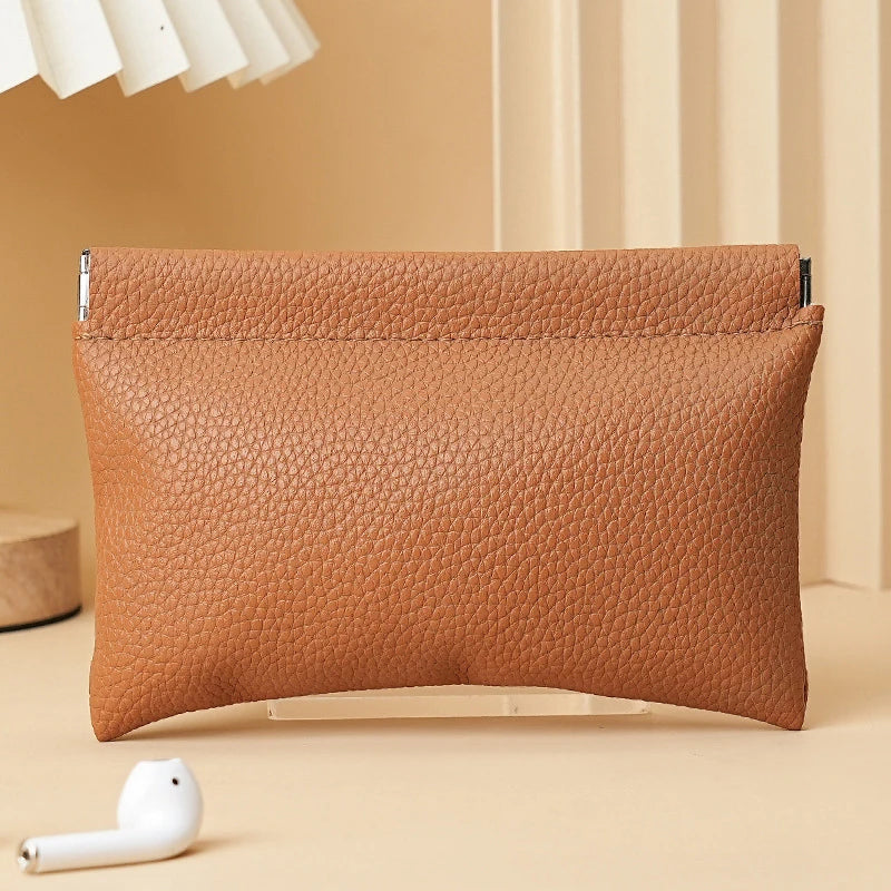 Self-Closing Mini Pouch Wallet