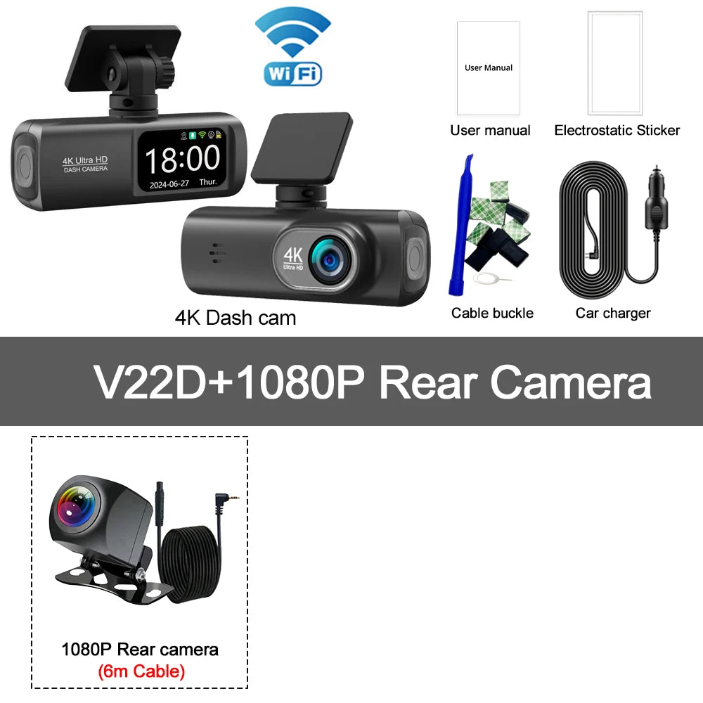 🛰️ 4K GPS Dash Cam