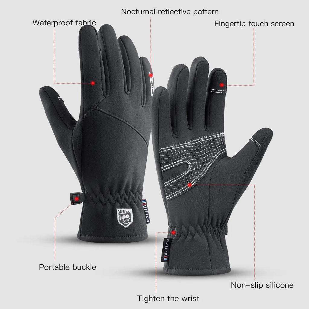 Waterproof Touchscreen Cycling Gloves