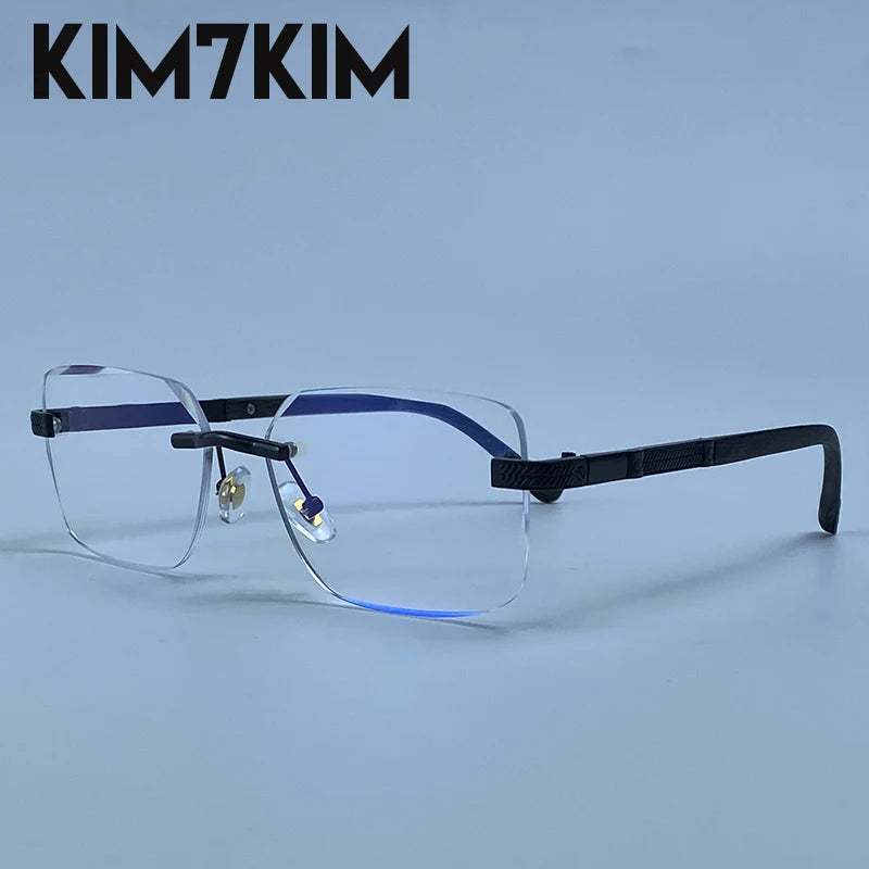 Men's Photochromic Rimless Sunglasses