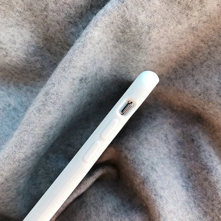 Porcelain White Matte iPhone Case
