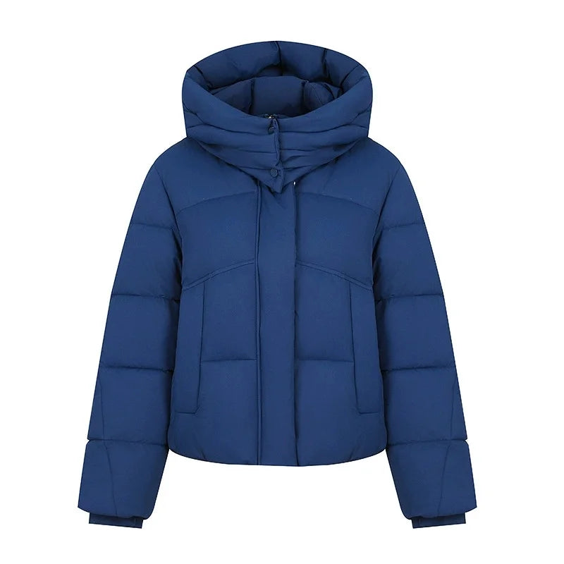 Women's Short Hooded Padded Parka