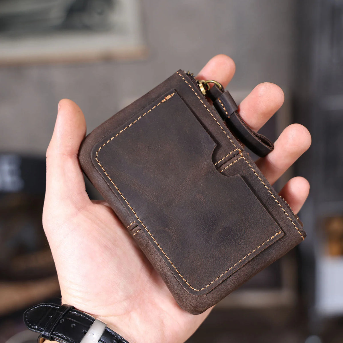 Full Grain Leather Card Holder