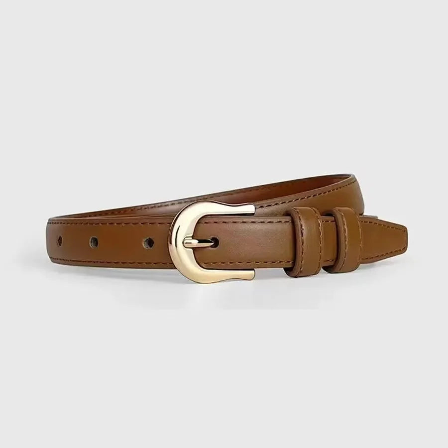 Women's Brown Western Belt