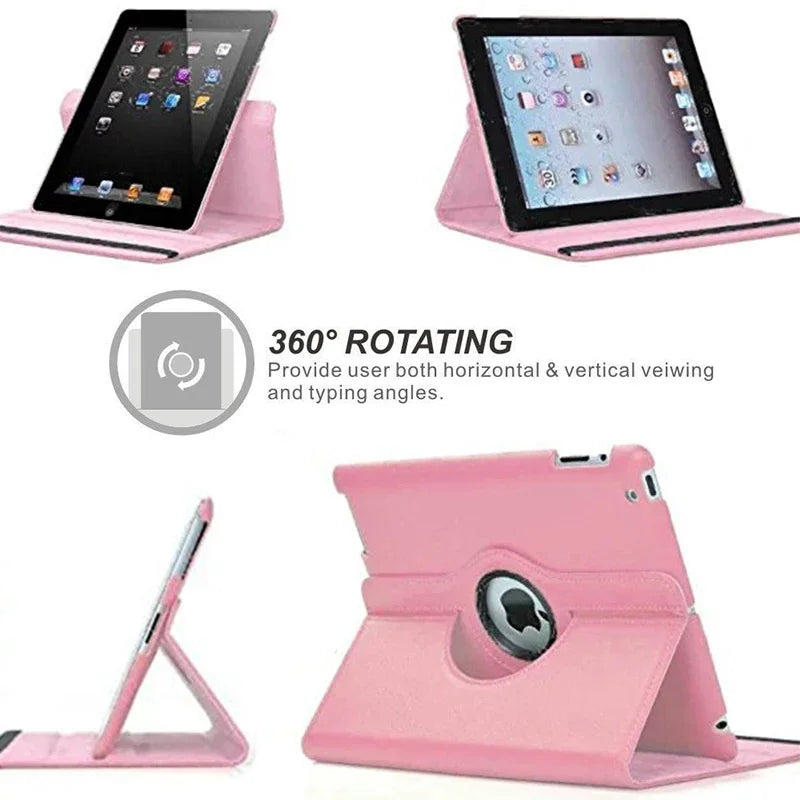 🔄 360° Rotating iPad Case