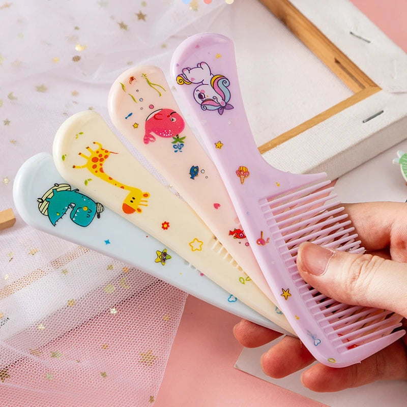 Kids Cartoon Hair Combs – 2 Pcs