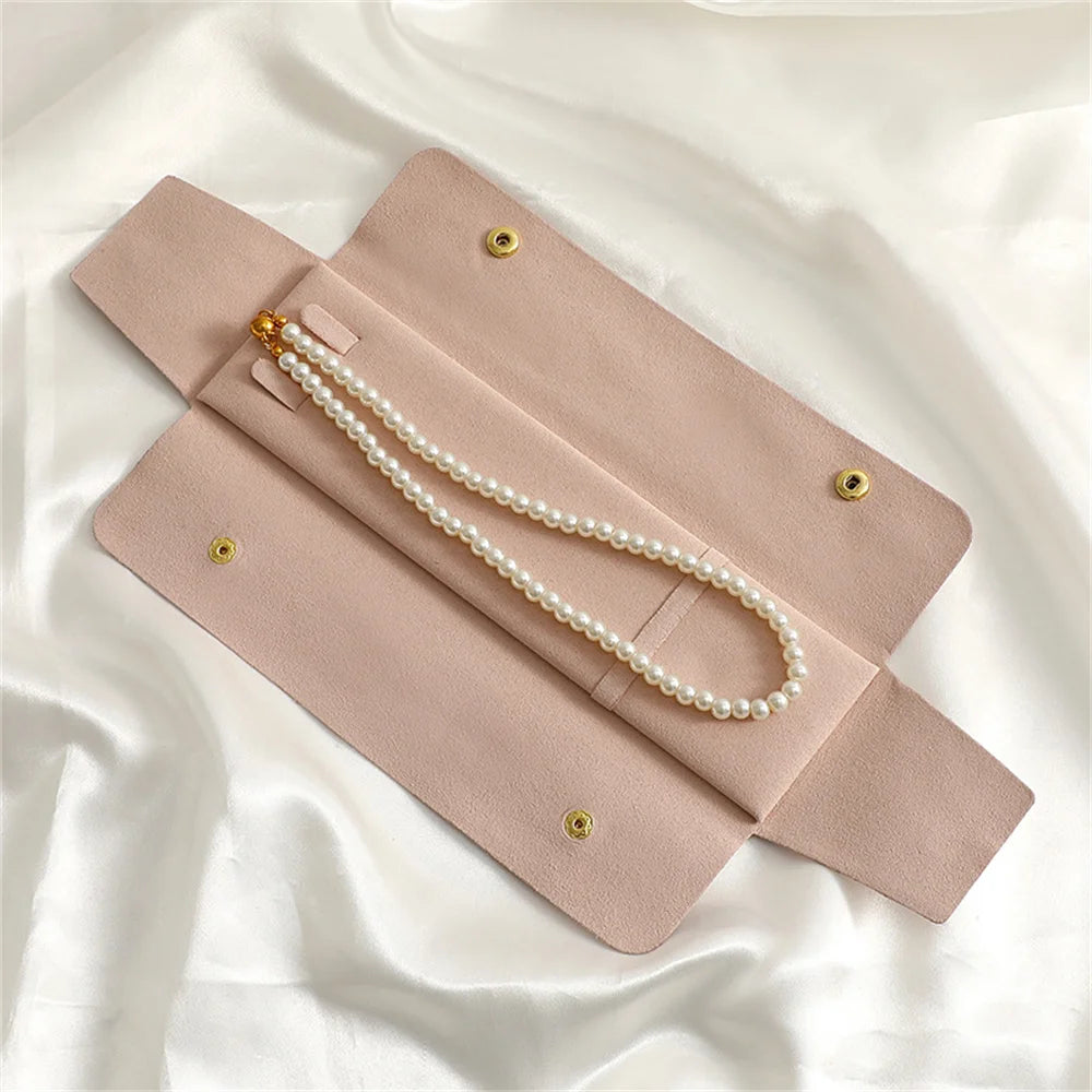 Microfiber Necklace Storage Pouch