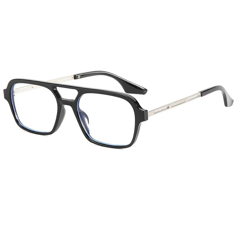 Retro Double Bridge Gradient Sunglasses