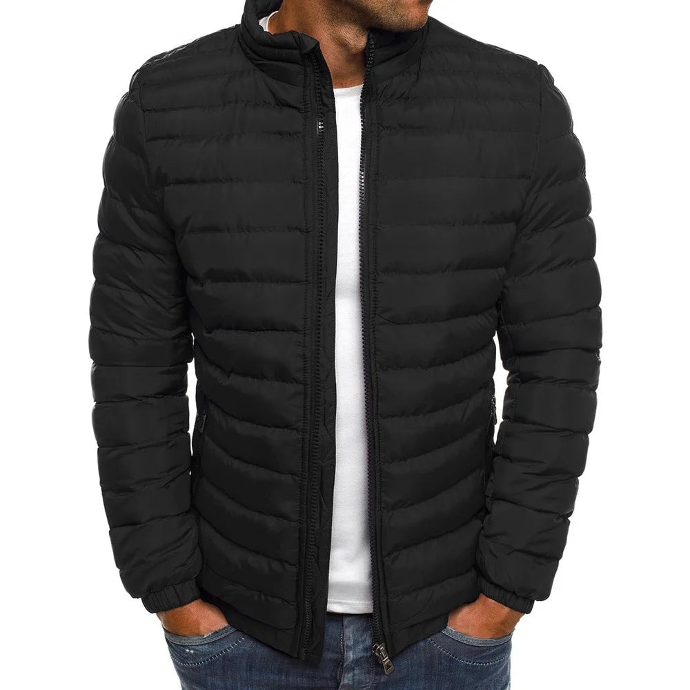 Men's Lightweight Stand Collar Jacket