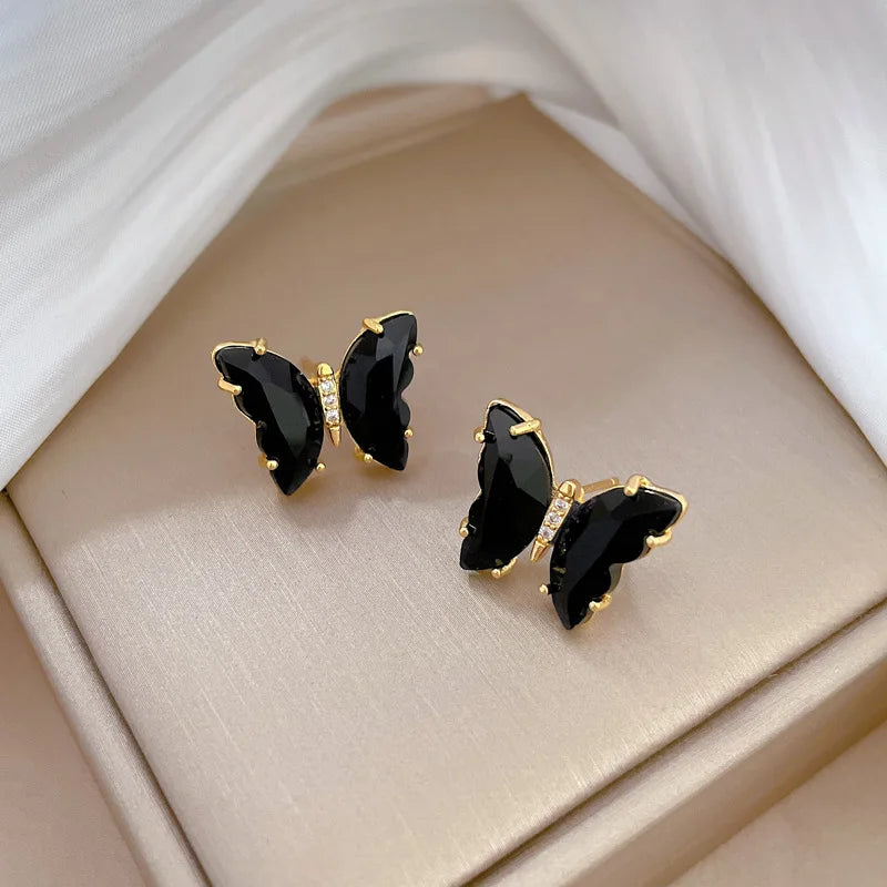 🦋 Butterfly Crystal Jewelry Set