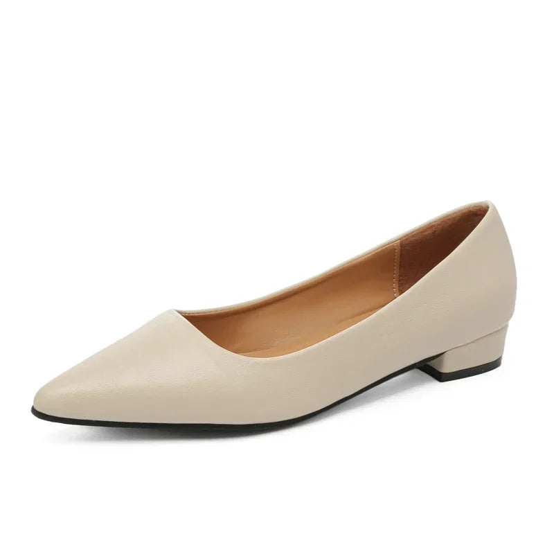 Women's Pointed-Toe Square-Heel Pumps