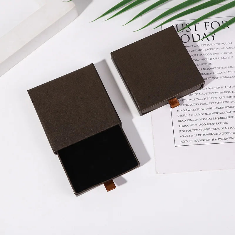 علبة هدايا مجوهرات بدرج منزلق