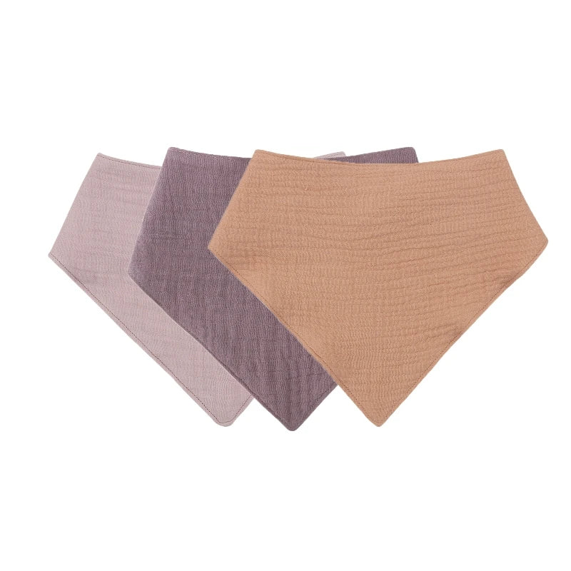Muslin Baby Bibs & Face Cloths Set