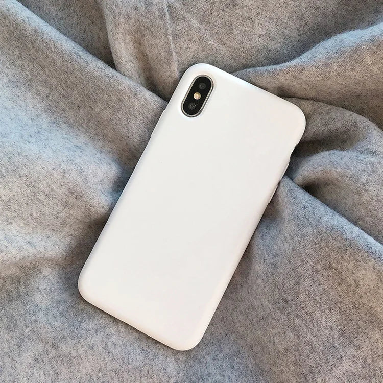 Porcelain White Matte iPhone Case