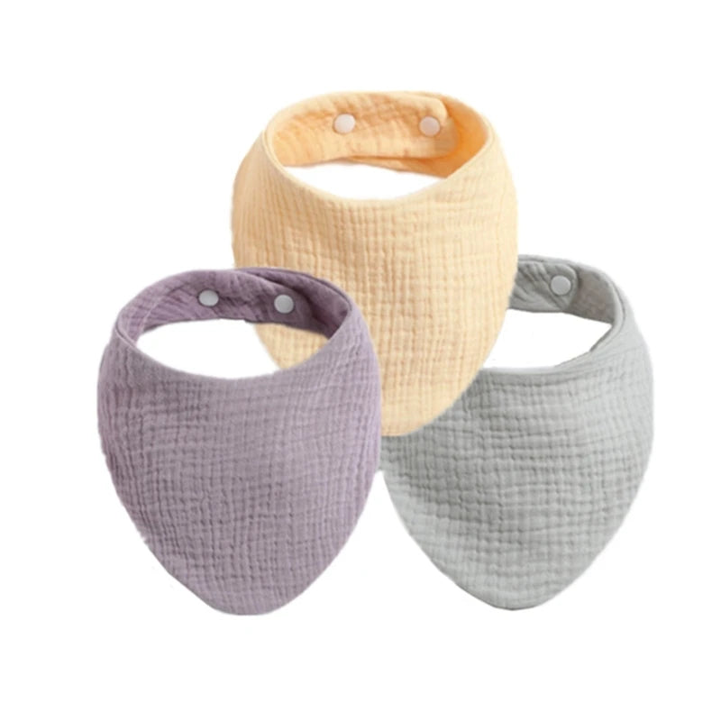 Muslin Baby Bibs & Face Cloths Set