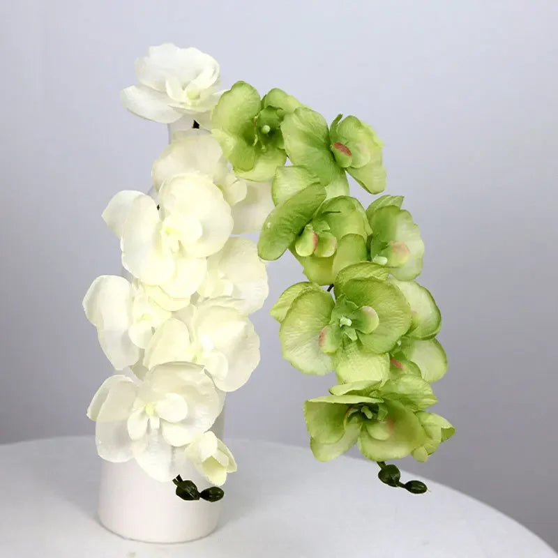 8-Head Silk Butterfly Orchid 70cm
