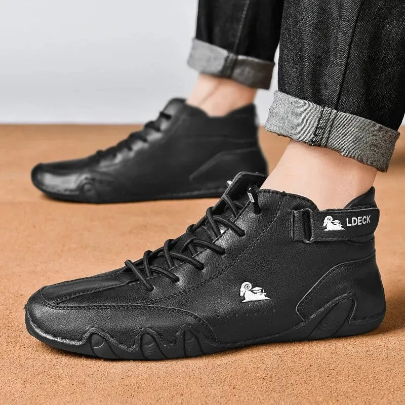 Men's Waterproof High-Top Sneakers
