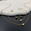 ❤️ Love Jewelry Set Necklace Bracelet Earrings