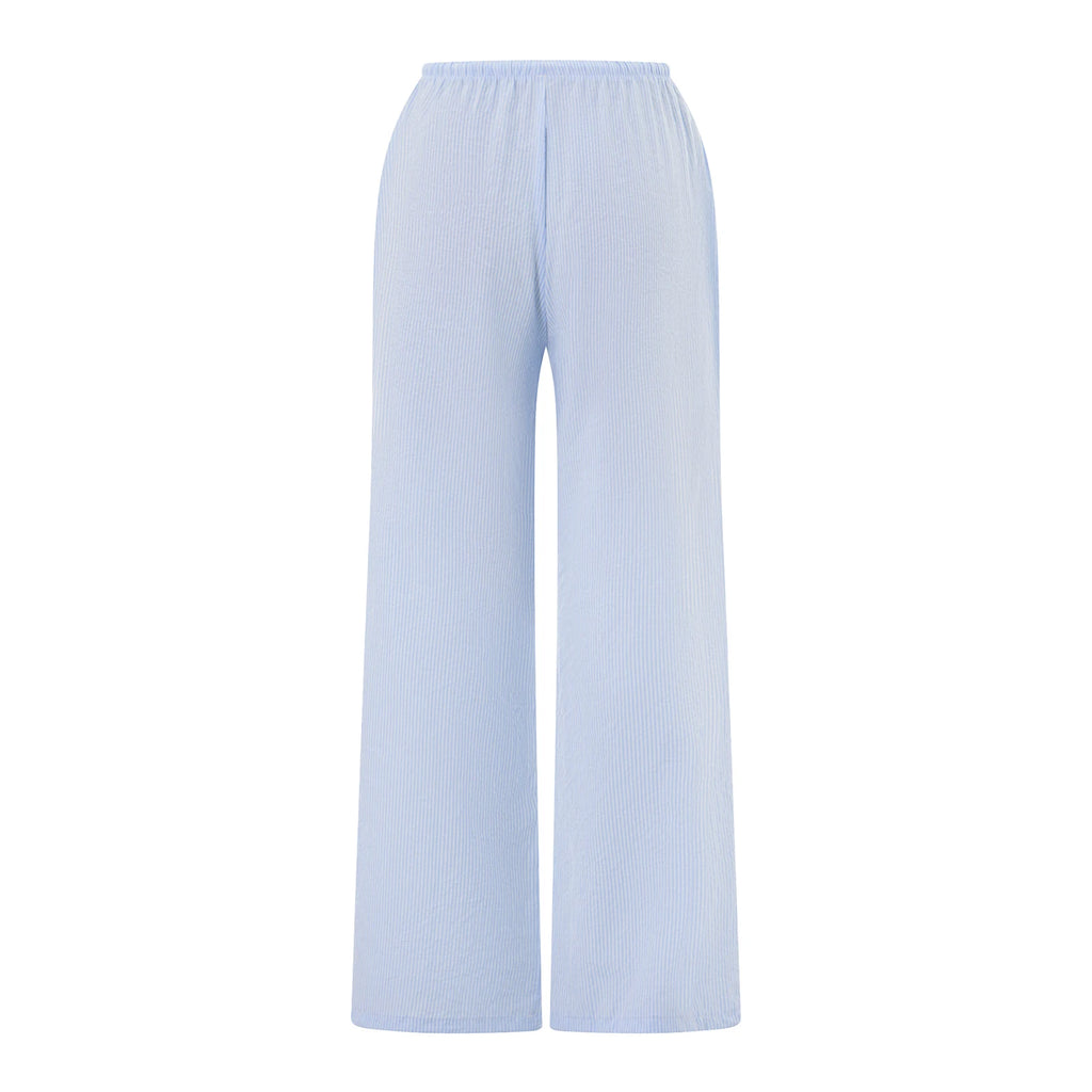 Drawstring Loose Wide-Leg Pants