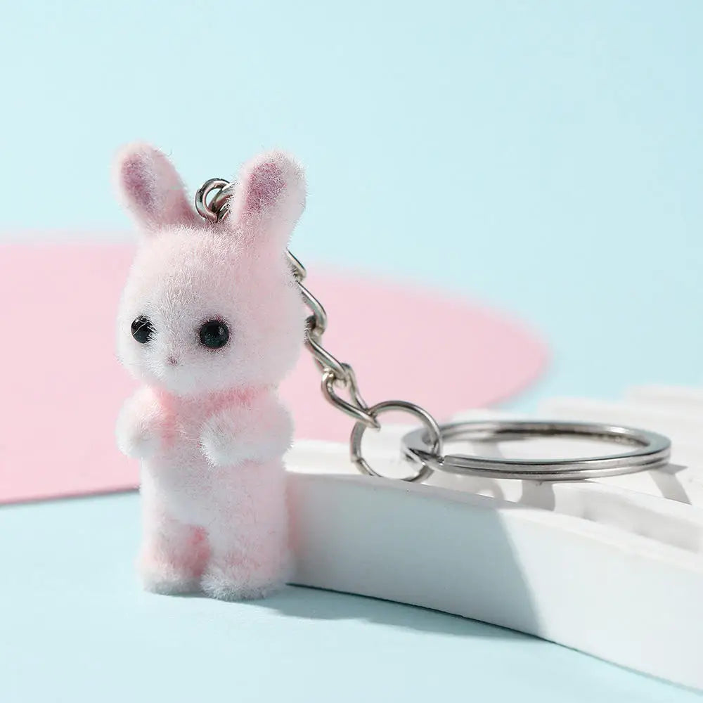 Fluffy Animal Keychains