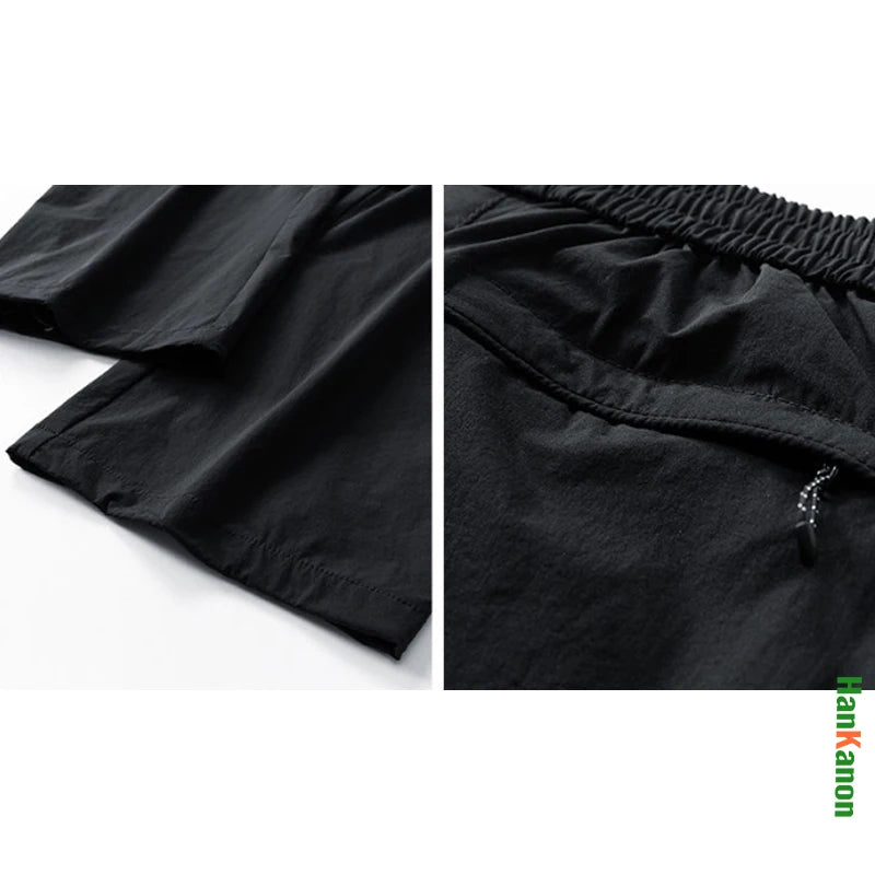 Unisex Windproof Straight-Leg Pants