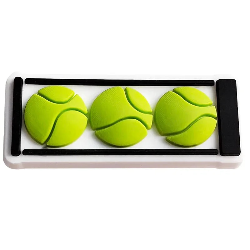 Tennis & Love Shoe Charms