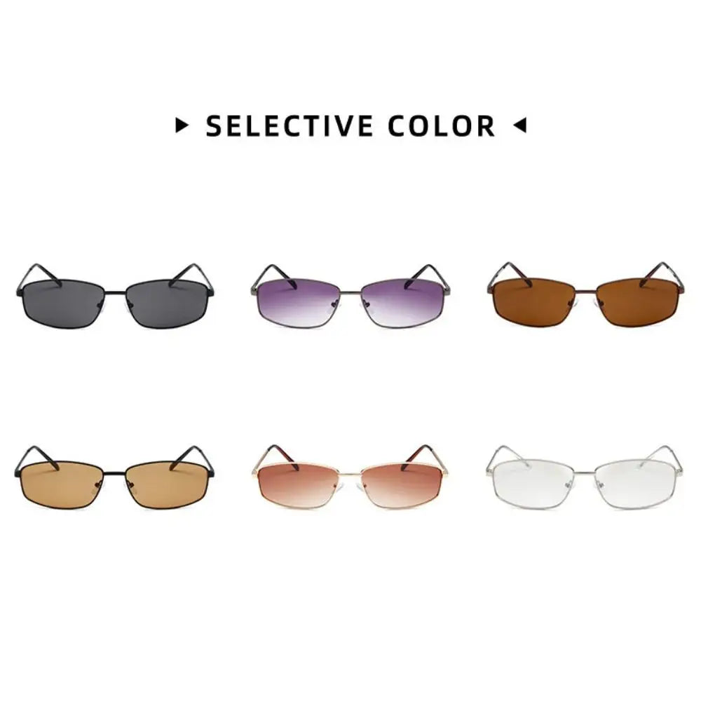 Metal Frame Square Sports Sunglasses