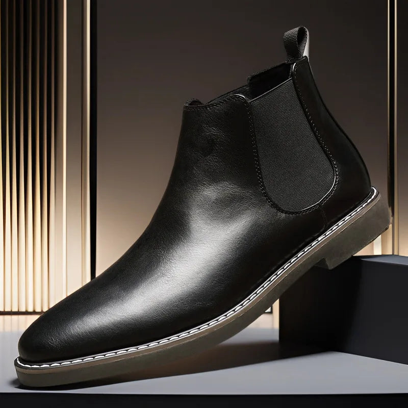 Men's Leather Chelsea Boots