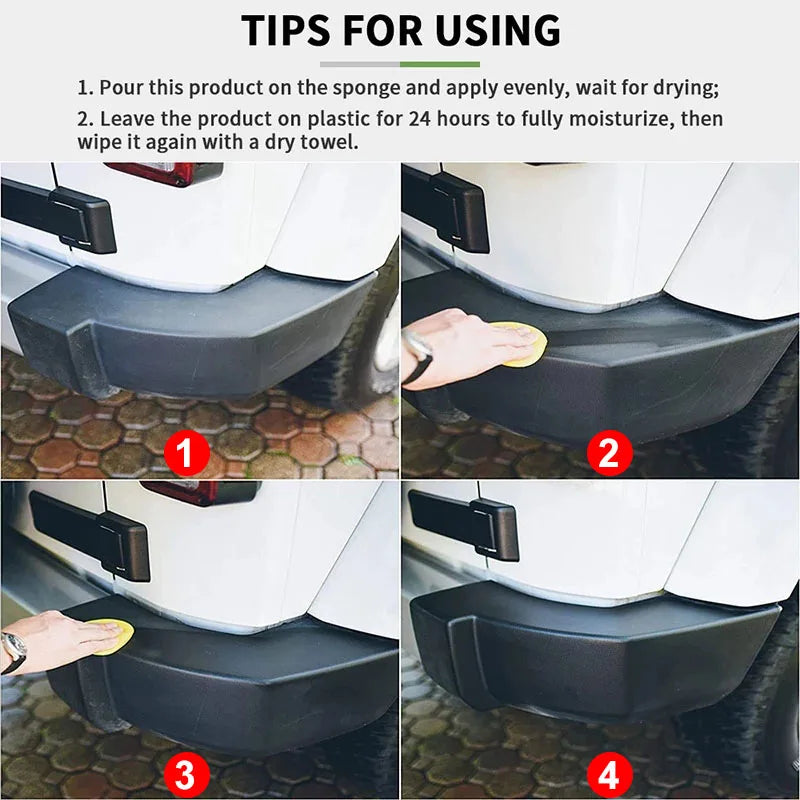 🚗 Car Plastic & Leather Restorer