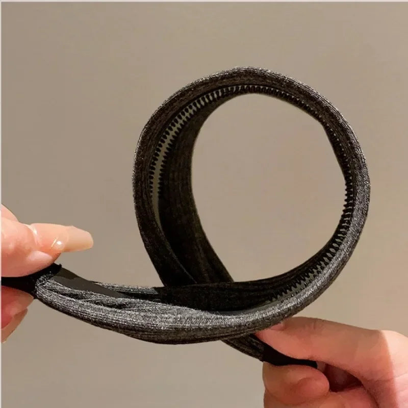 Wide Knit Cotton Headband