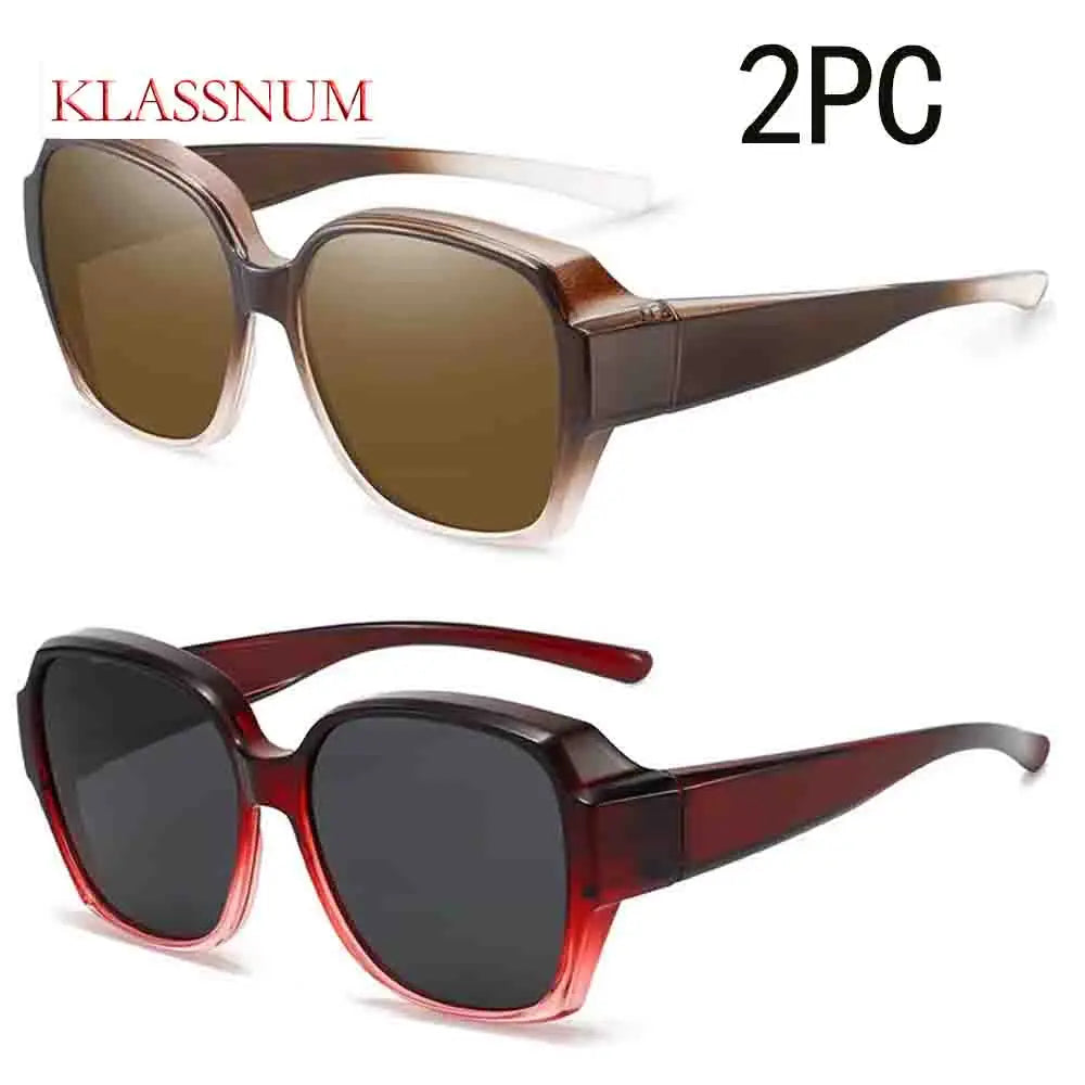 Fit-Over Polarized Wraparound Sunglasses