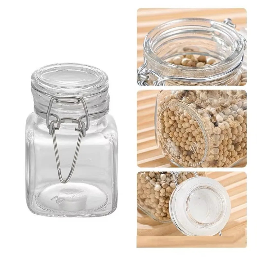 Glass Snap-Seal Storage Jar