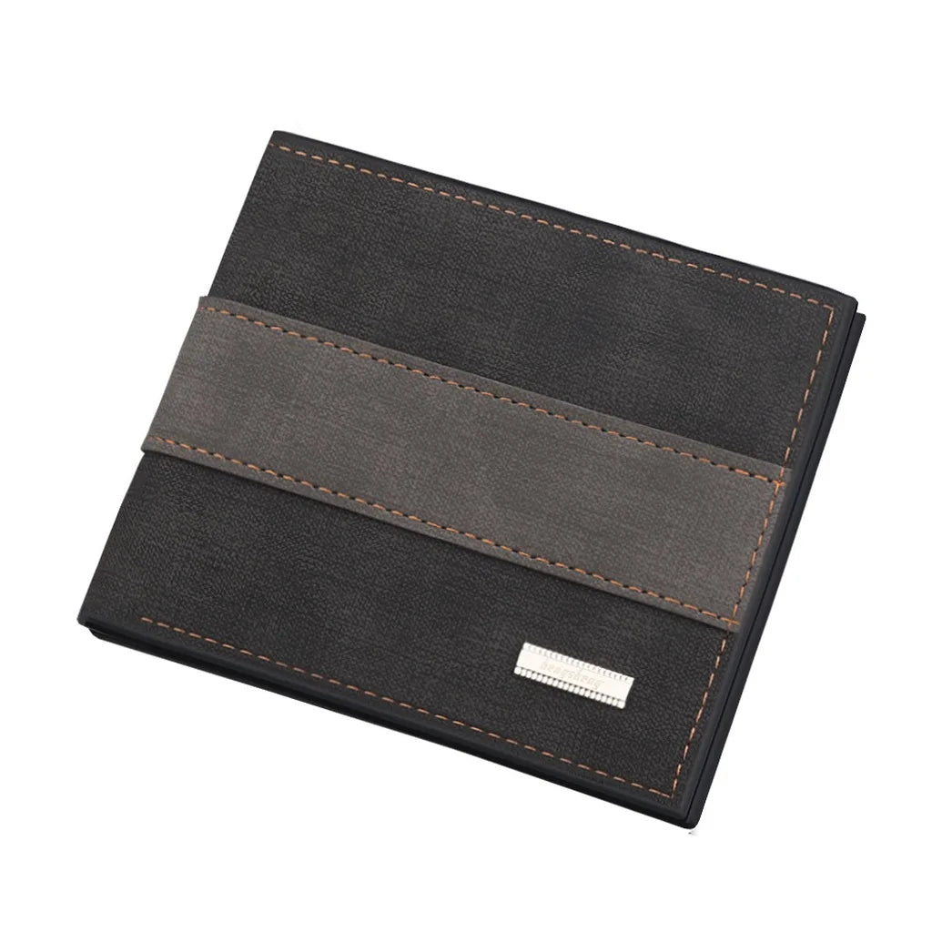 Patchwork Men's Card Wallet