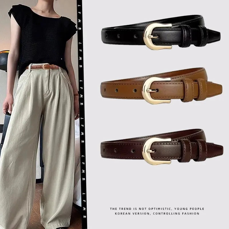 Women's Brown Western Belt