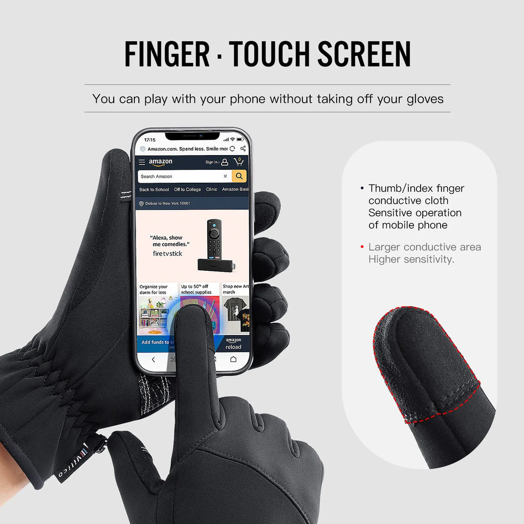 Waterproof Touchscreen Cycling Gloves