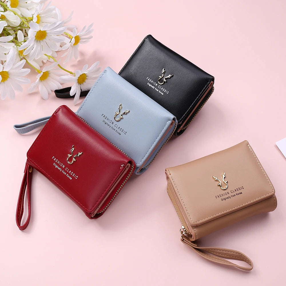 Women's Small Wallet with Coin Pocket