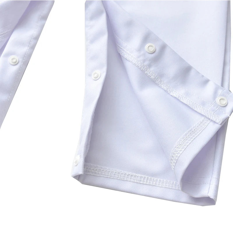 Baby Boy White Christening Romper