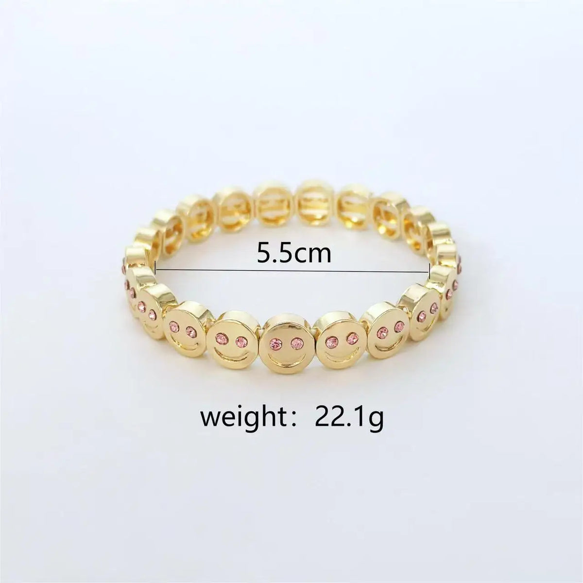 😊 Colorful Diamond Smile Bracelet