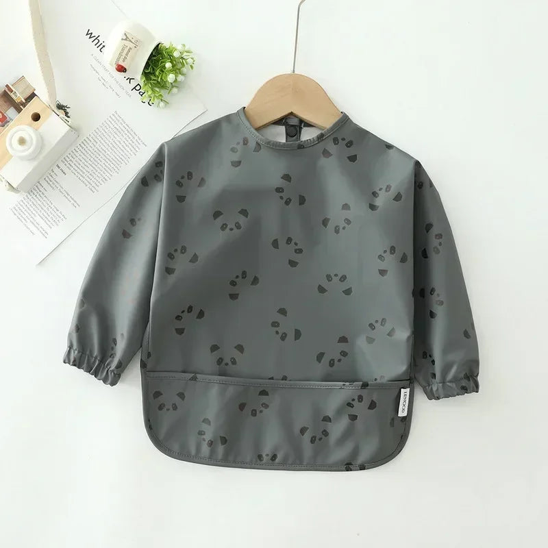 Waterproof Long-Sleeve Baby Bib