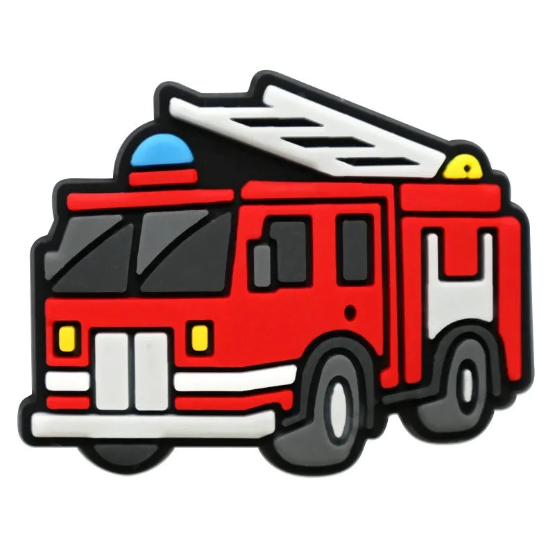 Fire Engine Shoe Charms
