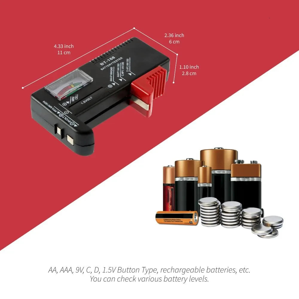 🔋 Digital Battery Tester