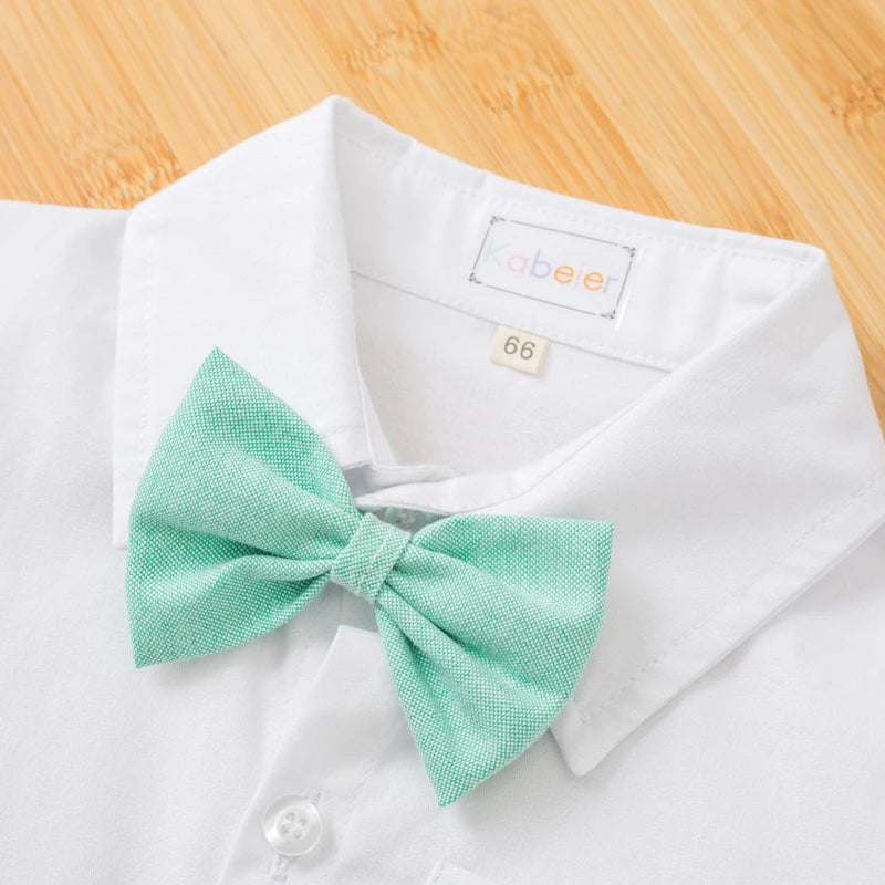 Baby Boy Gentleman Romper Set