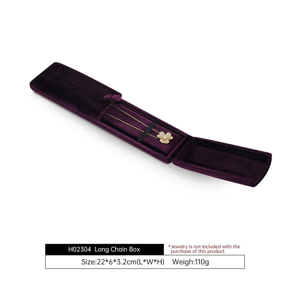 علبة خاتم خطوبة مخمل